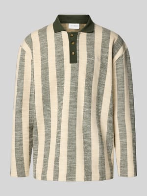 Gebreide pullover met labelstitching Shop The Look MANNEQUINE