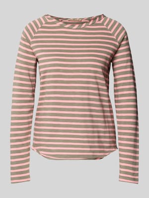 Shirt met lange mouwen met ronde hals Shop The Look MANNEQUINE
