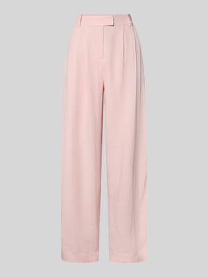 High Waist Stoffhose aus Viskose-Mix Modell 'Franciska' Shop The Look MANNEQUINE