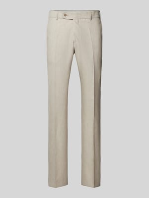 Slim Fit Anzughose mit Bügelfalten Shop The Look MANNEQUINE