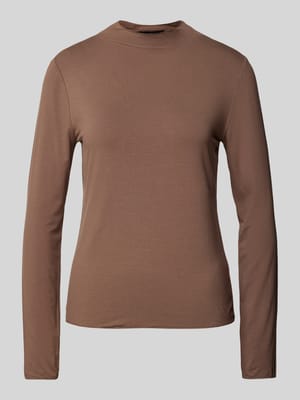 Longsleeve aus Viskose mit Stehkragen Modell 'Karinn' Shop The Look MANNEQUINE