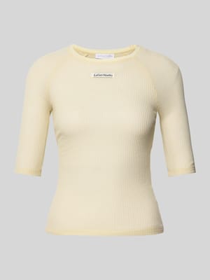 Sweter z dzianiny z rękawem o dł. 1/2 model ‘Abby’ Shop The Look MANNEQUINE