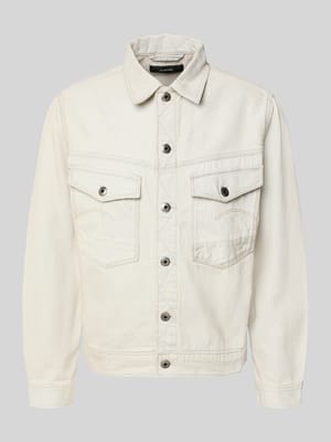 Jeansjacke mit Brusttaschen Modell 'Dakota' Shop The Look MANNEQUINE