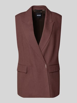Slim Fit Kurzblazer aus Leinen-Viskose-Mix Modell 'JIA8' Shop The Look MANNEQUINE