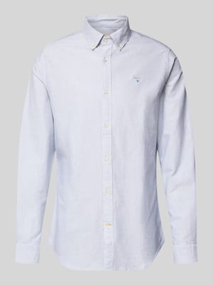 Tailored Fit Freizeithemd aus reiner Baumwolle Modell 'STRIPED OXFORD' Shop The Look MANNEQUINE