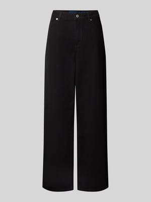 Wide Leg Jeans mit Eingrifftaschen Modell 'Leni' Shop The Look MANNEQUINE