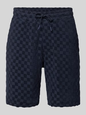 Regular Fit Shorts mit Label-Patch Shop The Look MANNEQUINE