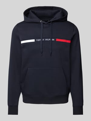 Hoodie mit Label-Stitching Shop The Look MANNEQUINE