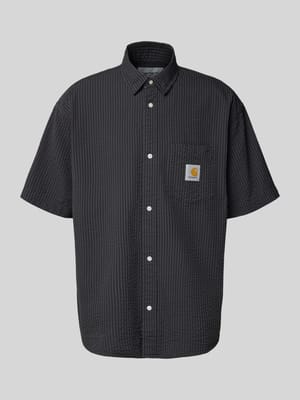 Vrijetijdsoverhemd met structuurpatroon Shop The Look MANNEQUINE