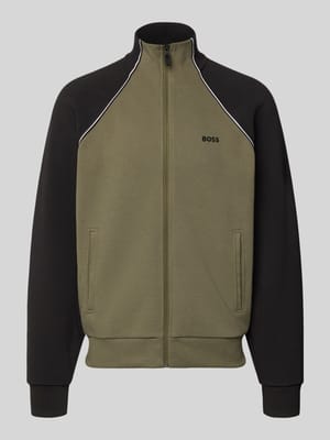 Regular fit sweatjack van katoenmix Shop The Look MANNEQUINE