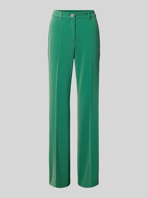 Straight leg stoffen broek met persplooien Shop The Look MANNEQUINE