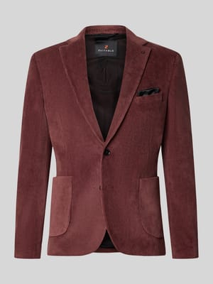 Slim Fit Sakko aus Baumwoll-Mix in Cord-Optik Modell 'Nick' Shop The Look MANNEQUINE