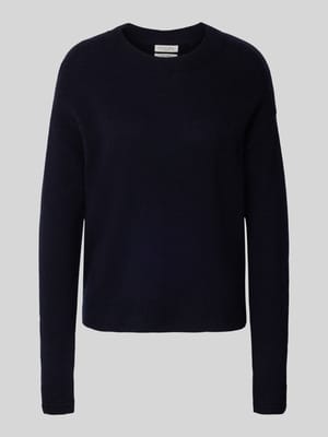Wollen pullover met ronde hals Shop The Look MANNEQUINE