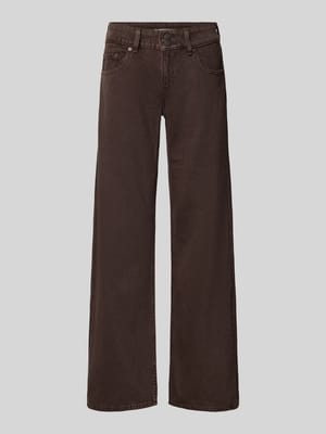 Straight Fit Jeans aus reiner Baumwolle Modell 'SUPERLOW' Shop The Look MANNEQUINE