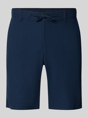 Regular Fit Chinoshorts aus Baumwoll-Leinen-Mix Modell 'BRODY' Shop The Look MANNEQUINE