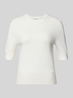 Slim Fit T-Shirt aus Viskose-Mix Shop The Look MANNEQUINE