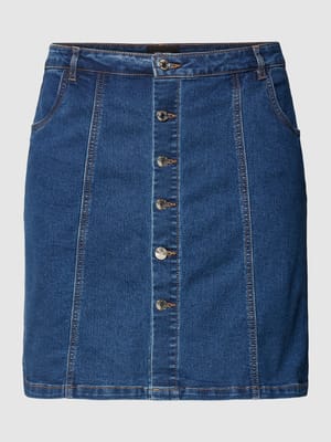 PLUS SIZE jeansrok met knoopsluiting, model 'PETRA' Shop The Look MANNEQUINE
