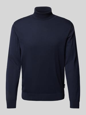 Gebreide pullover met coltrui, model 'GAARDO' Shop The Look MANNEQUINE