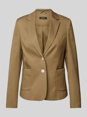 Blazer in effen design Shop The Look MANNEQUINE