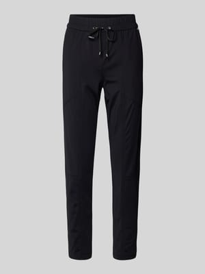 Slim fit stoffen broek met ritszakken Shop The Look MANNEQUINE