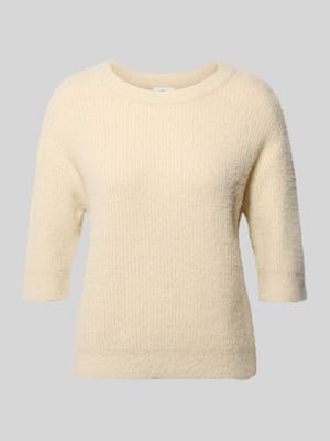 Sweter z dzianiny kroju regular fit z mieszanki bawełny Shop The Look MANNEQUINE