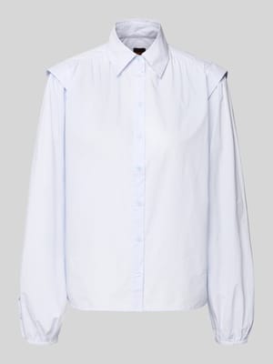 Regular fit blouse met lange mouwen van puur katoen model 'C_BOSALLY' Shop The Look MANNEQUINE