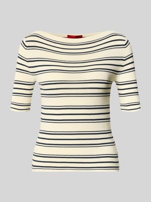 Slim Fit Strickpullover aus Baumwoll-Mix Modell 'PASATTA' Shop The Look MANNEQUINE