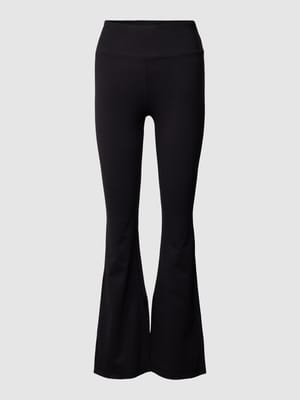 Flared fit legging met elastische band Shop The Look MANNEQUINE