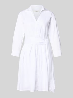 Hemdblusenkleid mit Bindegürtel Modell 'JULE' Shop The Look MANNEQUINE