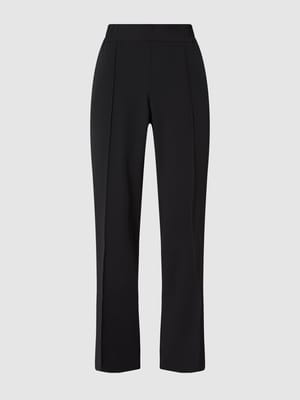 Stoffen broek met elastische inzet aan de band  Shop The Look MANNEQUINE