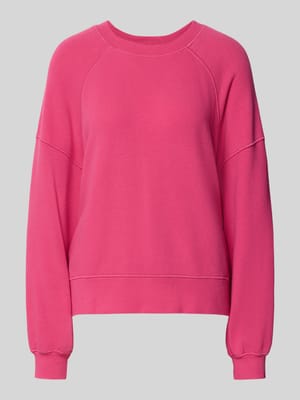 Oversized sweatshirt met ronde hals, model 'ATUBAY' Shop The Look MANNEQUINE