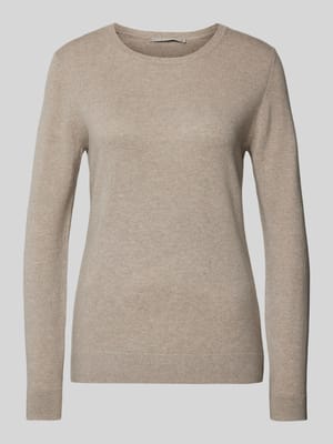 Pullover van kasjmier met ronde hals Shop The Look MANNEQUINE