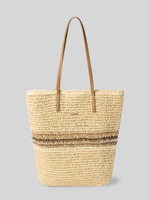 Shopper mit Label-Detail Modell 'Lazey' Shop The Look MANNEQUINE