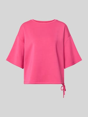 Oversized Fit T-Shirt aus elastischem Material-Mix Shop The Look MANNEQUINE
