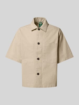 Hemdjacke mit Knopfleiste Modell 'HARKI' Shop The Look MANNEQUINE