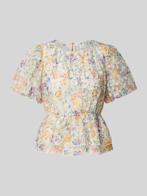 Blusenshirt mit Puffärmeln Modell 'LEANNA' Shop The Look MANNEQUINE