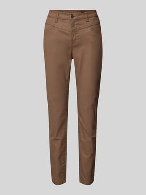 Slim Fit Hose in Leder-Optik Modell 'Evita remix' Shop The Look MANNEQUINE