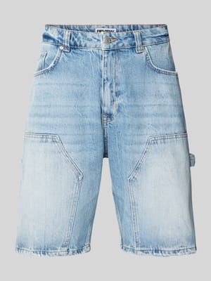 Korte jeans in used-look Shop The Look MANNEQUINE