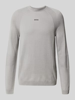 Regular fit gebreide pullover met wol Shop The Look MANNEQUINE