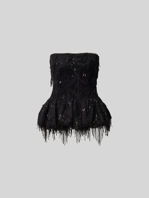 Bandeau-Top mit Zierbesatz Shop The Look MANNEQUINE