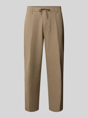 Tapered Fit Anzughose aus bügelleichtem Material Modell 'T_CONVERT' Shop The Look MANNEQUINE