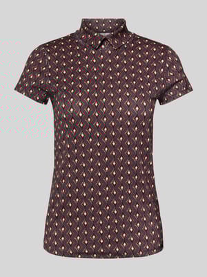 Slim fit T-shirt met polokraag Shop The Look MANNEQUINE