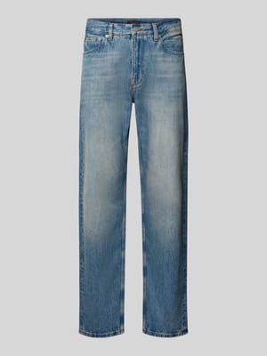 Straight leg jeans van puur katoen, model 'DOVER' Shop The Look MANNEQUINE