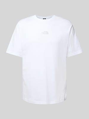 T-shirt met labelprint Shop The Look MANNEQUINE