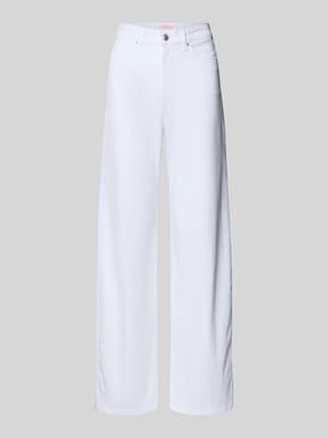 Wide leg-jeans van katoenmix model 'MADISON' Shop The Look MANNEQUINE
