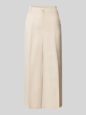 Regular fit culotte met persplooien Shop The Look MANNEQUINE