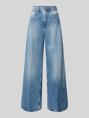 Wide leg jeans in 5-pocketmodel Shop The Look MANNEQUINE