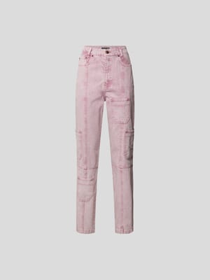 Straight Fit Jeans mit Eingrifftaschen Shop The Look MANNEQUINE