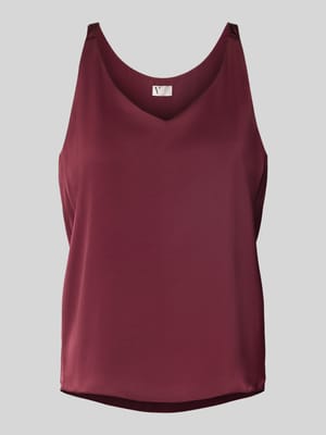 Top met bandjes en V-hals. Shop The Look MANNEQUINE