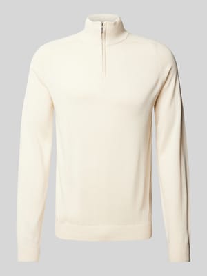 Gebreide pullover met opstaande kraag, model 'KNUD' Shop The Look MANNEQUINE